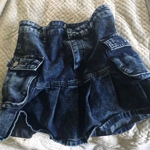 SHEIN jean skirt